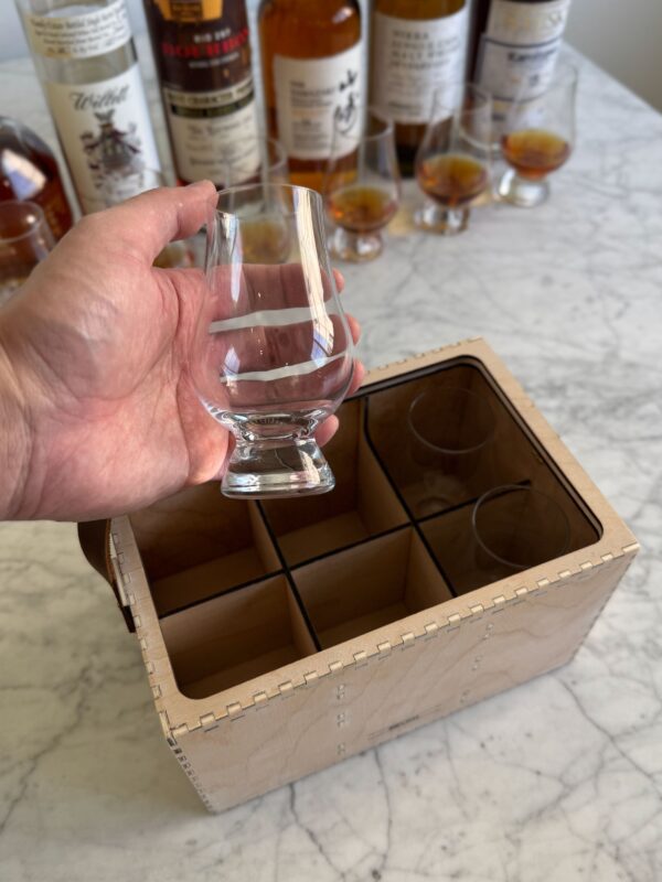 Personalized Balestra - Custom Engraved Whisky Glass Travel Case - Image 3