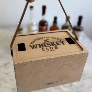 Personalized Balestra - Custom Engraved Whisky Glass Travel Case