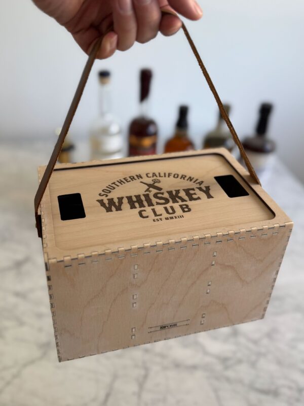 Personalized Balestra - Custom Engraved Whisky Glass Travel Case