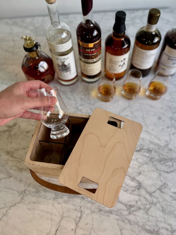 Personalized Balestra - Custom Engraved Whisky Glass Travel Case - Image 7